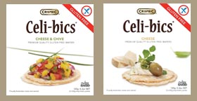 Celi-bics - Gluten Free from Crispbic